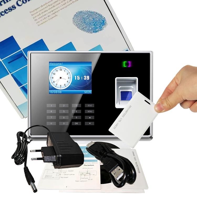 Enregistreur de temps autonome d'empreinte digitale d'assistance des employés biométriques de machine
