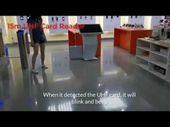 Anti Counterfeiting UHF RFID Reader With Waterproof Antenna Wiegand 485 Interface