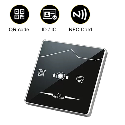 Lecteur Access Control Wiegand Proximity Card Reader de Code QR de verre trempé
