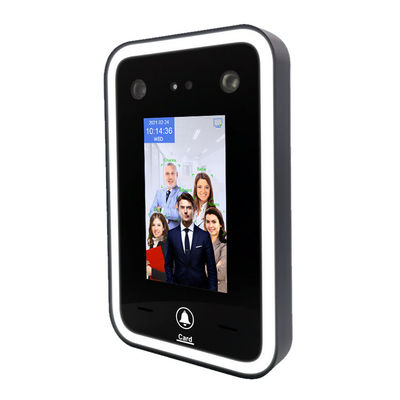 AI terminal de connexion de carte du système RFID de contrôle d'accès de détection de visage de 4,3 pouces