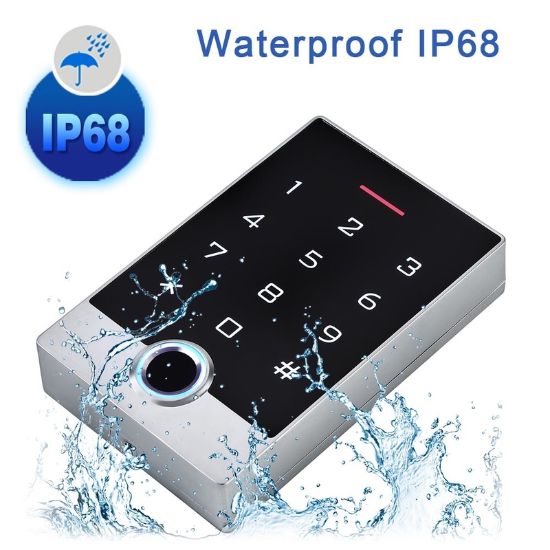 Clavier numérique autonome imperméable du système IP68 de contrôle d'accès de porte d'empreinte digitale de carte de RFID