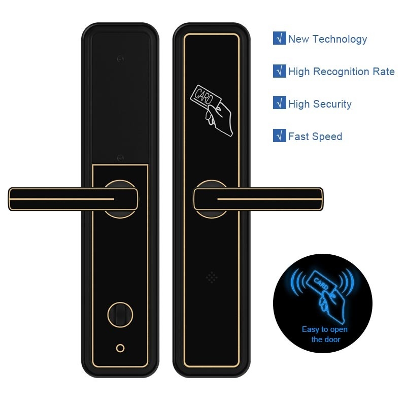 Système de serrure de clé de carte T5557/M1 de serrure de porte de grand coup de carte de Smart RFID d'hôtel