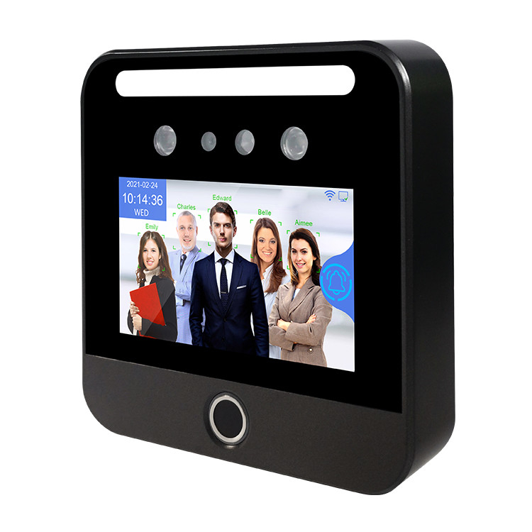 Enregistreur de temps biométrique des employés de scanner d'empreinte digitale de machine d'assistance de reconnaissance des visages