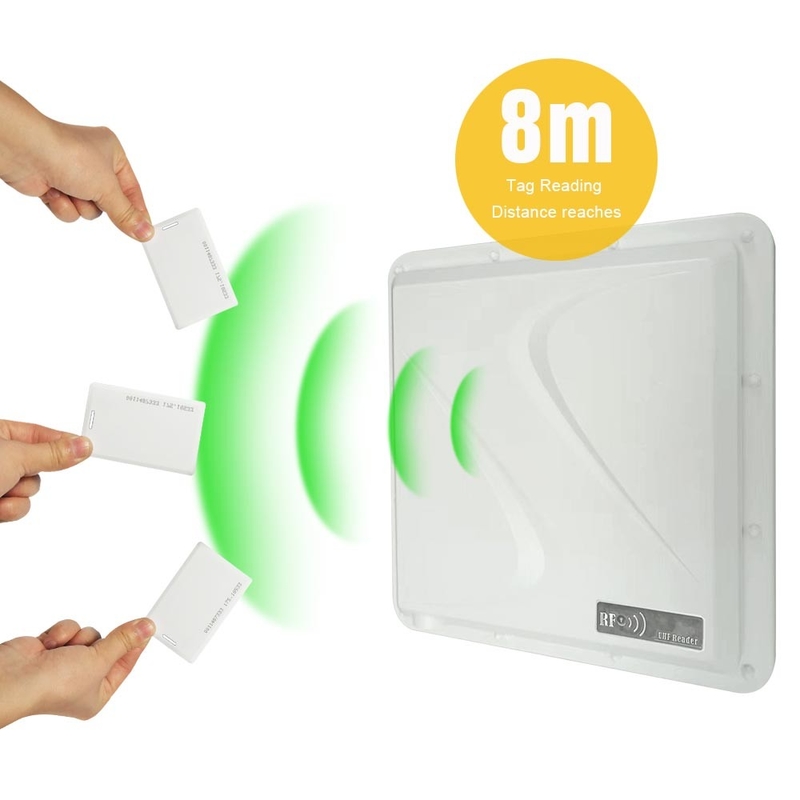 Contrôle d'accès de carte du long terme RFID 1 - lecteur de la fréquence ultra-haute intégré par 8m RFID