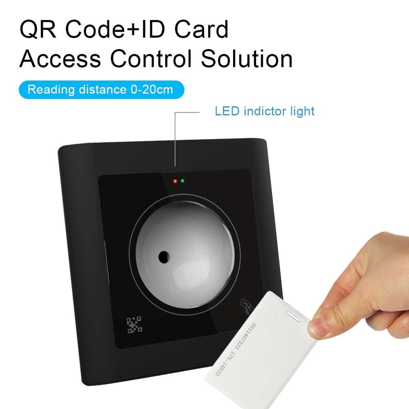 Lecteur de cartes de contrôle d'accès de carte de NFC 13.56Mhz IC RFID de Wiegand Output RS484 QR Code Scanner