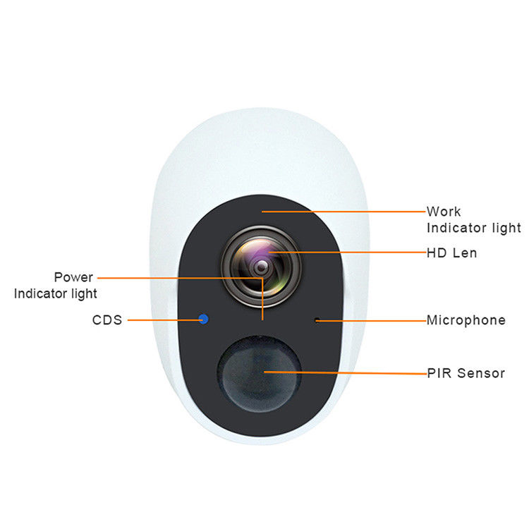 Audio bi-directionnel de caméra de sécurité sans fil d'IP de HD 1080p avec l'appli mobile