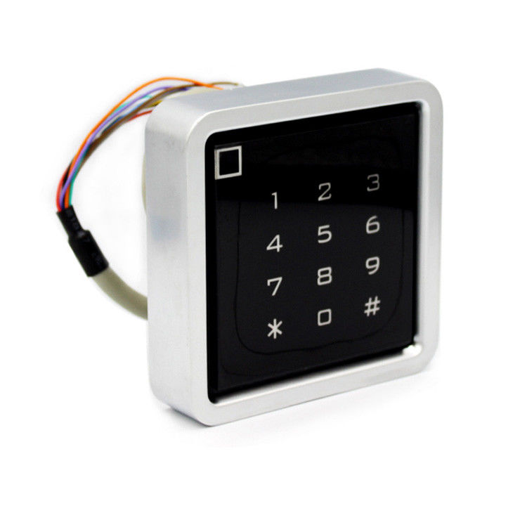 Clavier autonome de contact de caisse en métal de contrôle d'accès d'empreinte digitale de Mifare Rfid