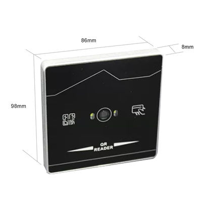 Lecteur Access Control Wiegand Proximity Card Reader de Code QR de verre trempé