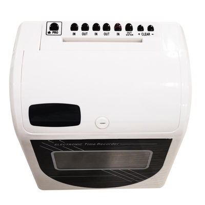 Enregistreur de temps de carte perforée d'enregistreur de temps de Digital d'affichage d'affichage à cristaux liquides pour l'assistance des employés