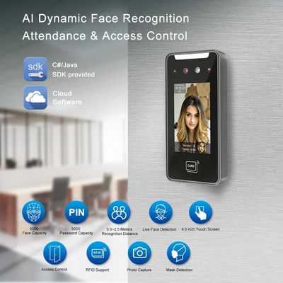 Machine de Timmy Free Biometric Time Attendance avec API Rfid Card Reader