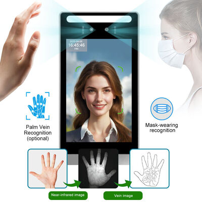Prise en charge du développement secondaire Système d'exploitation Android Machine de reconnaissance faciale pour le contrôle d'accès