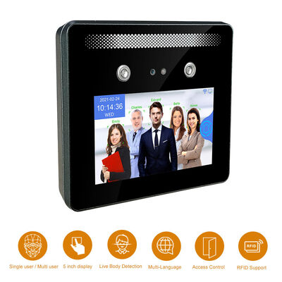 Smart AI Facial Recognit Device Time Attendance and Security Access Control System Biometric AI Face Recognition Device
