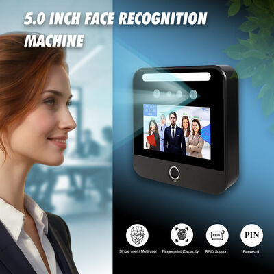WIFI Employé AI Face Time Assistance de la machine Personnel Scanner d'empreintes digitales Retour à l'intérieur et à l'extérieur Enregistreur de temps de la machine