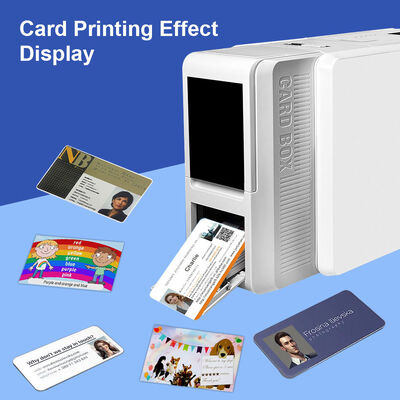 Imprimante de cartes à impression recto verso avec sublimation thermique et résolution 300 DPI pour l'impression de cartes d'identité en PVC
