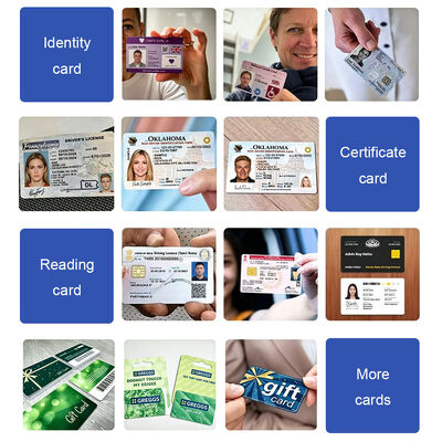 Imprimante de cartes à impression recto verso avec sublimation thermique et résolution 300 DPI pour l'impression de cartes d'identité en PVC