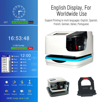 AP50 New Digital Time Stamp Check-In Clock with TFT Display for Time Recording
