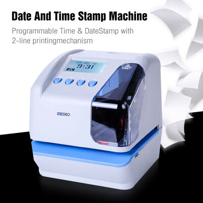 Numérotation Ticket Date Heure Horodatage Machine Coût Travail Horloge Pointage Enregistreur Présence Matrice de points 9 broches Exportation de données USB