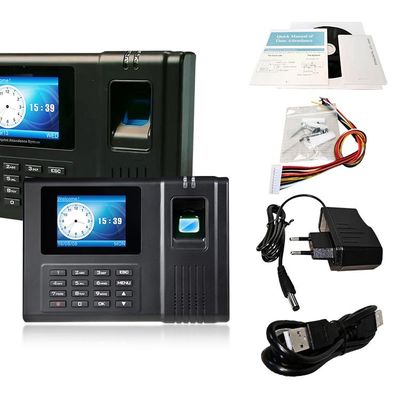 Poinçon de réseau pendule de pointage de temps d'empreinte digitale de 2,8 pouces
