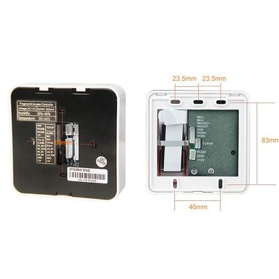 Système de contrôle d'accès de porte d'empreinte digitale de clavier numérique de presse d'école de bureau
