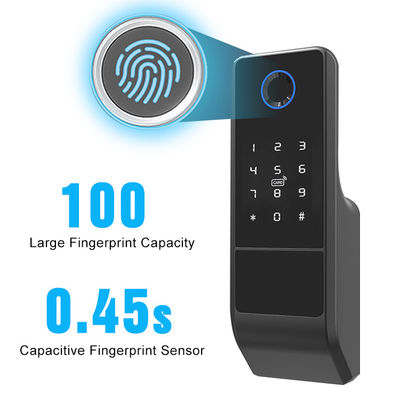 Serrure de porte d'APPLI de serrure de Tuya Smart d'empreinte digitale de sécurité à la maison à télécommande