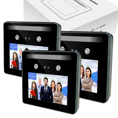 Système dynamique de contrôle d'accès d'assistance de temps de RoHS de 5,0 de pouce machines de reconnaissance des visages