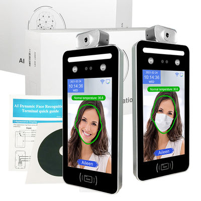 mesure thermique terminale de la température d'horloge de 0.5M Face Recognition Time