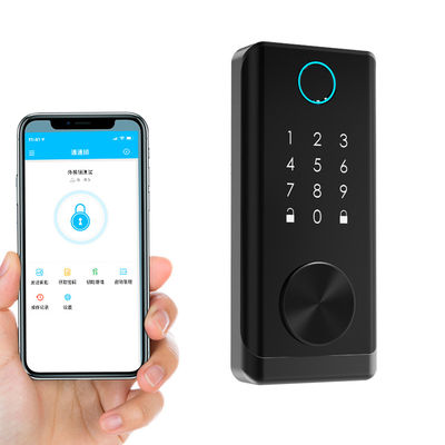 Serrure Keyless intelligente d'APPLI d'empreinte digitale de porte du capteur capacitif biométrique BLE de serrure