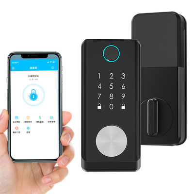 Serrure Keyless intelligente d'APPLI d'empreinte digitale de porte du capteur capacitif biométrique BLE de serrure